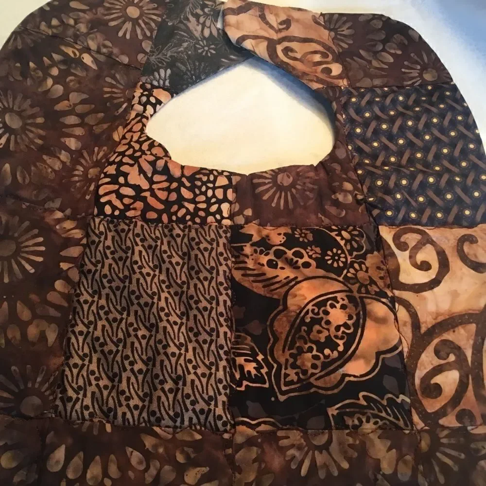 3/$25 or $12 ea. NWT Handmade Quilted Reversible Baby Bib.